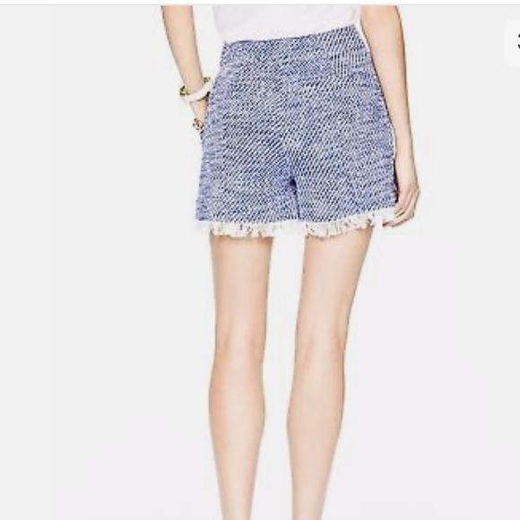 KATE SPADE New York Tweed Fringe IN FULL BLOOM Shorts - sz 6 - Picture 7 of 10